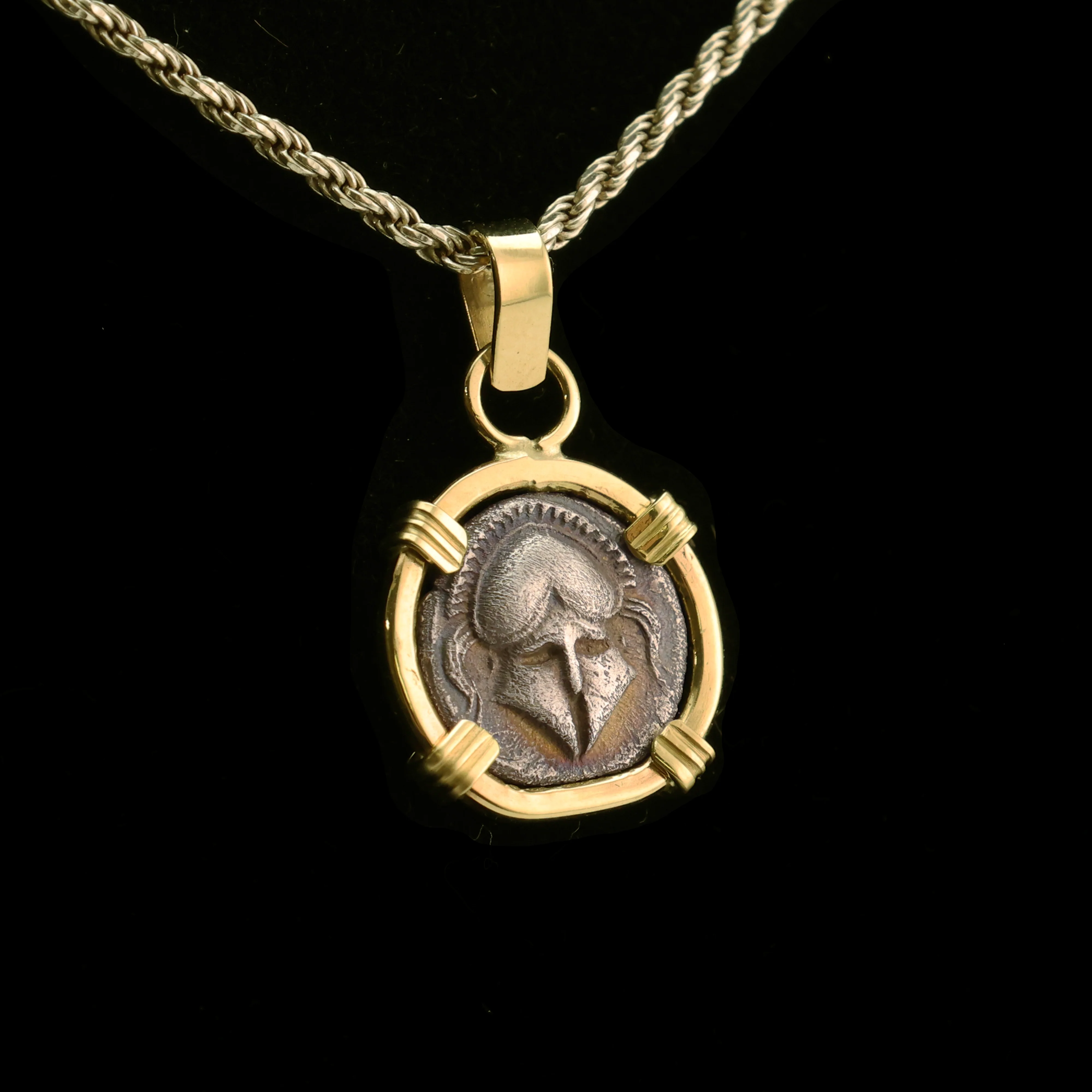 Ancient Greek Helmet Pendant - Image 4