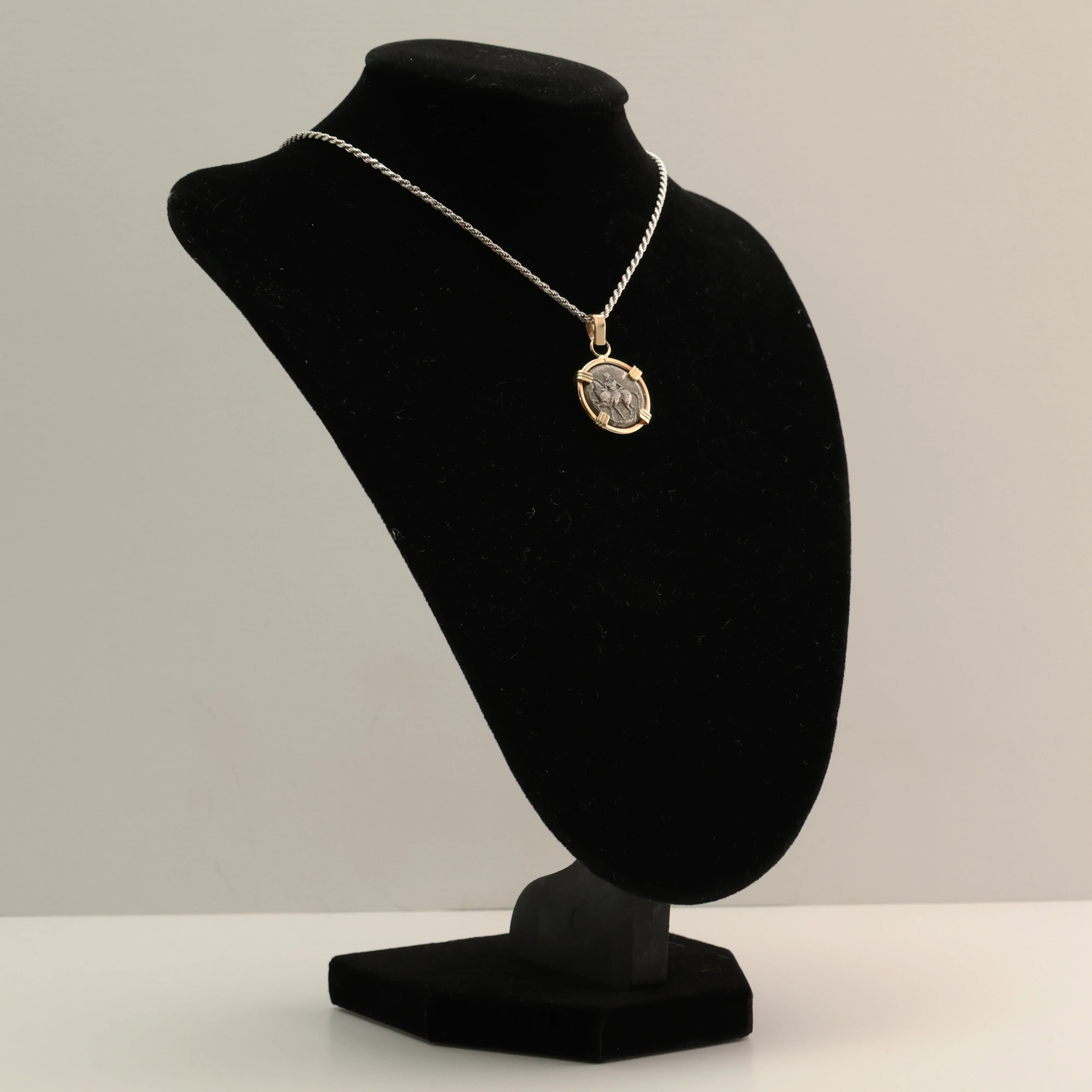 Ancient Greek Flower Coin Pendant - Image 5