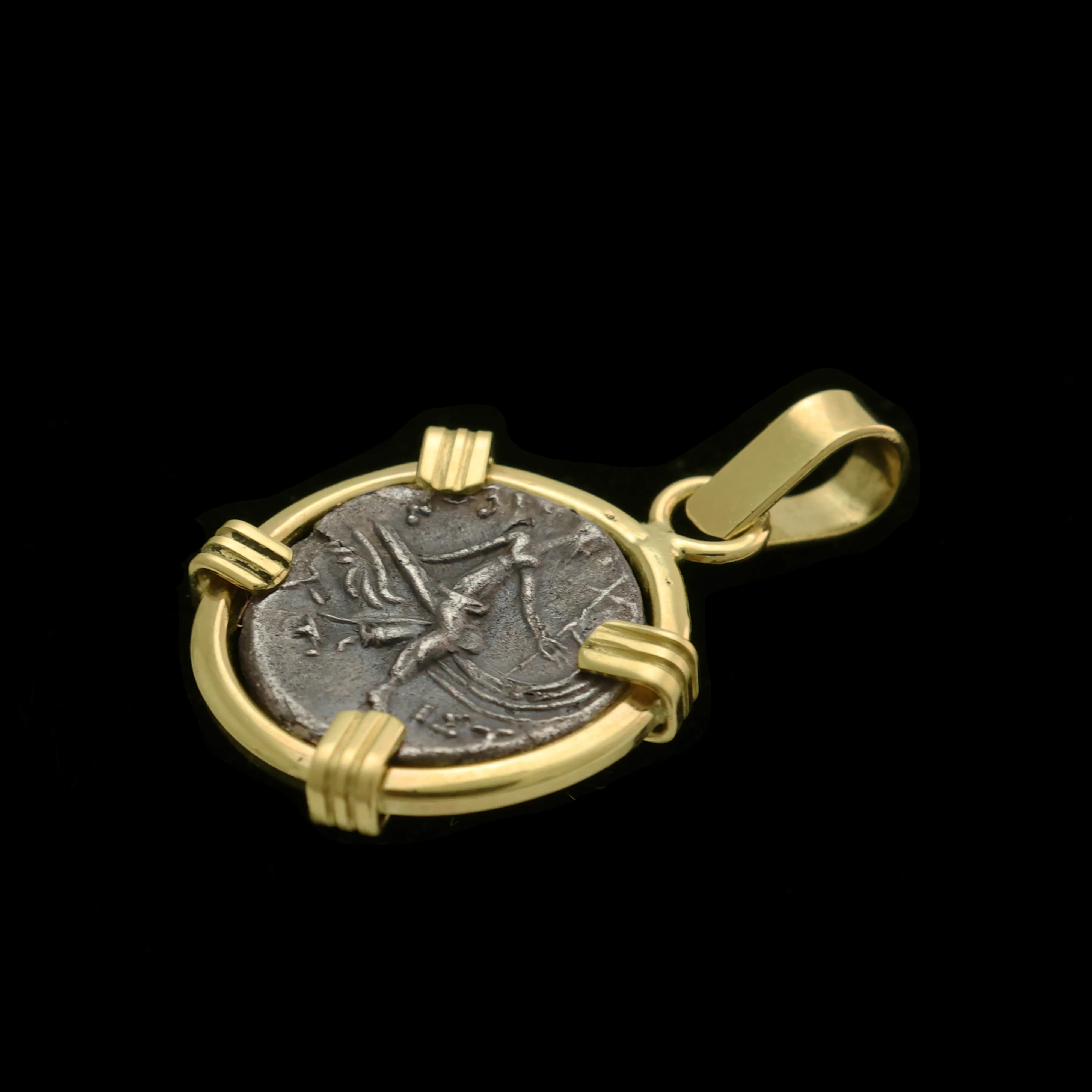 Ancient Greek Nymph Coin Pendant - Image 3