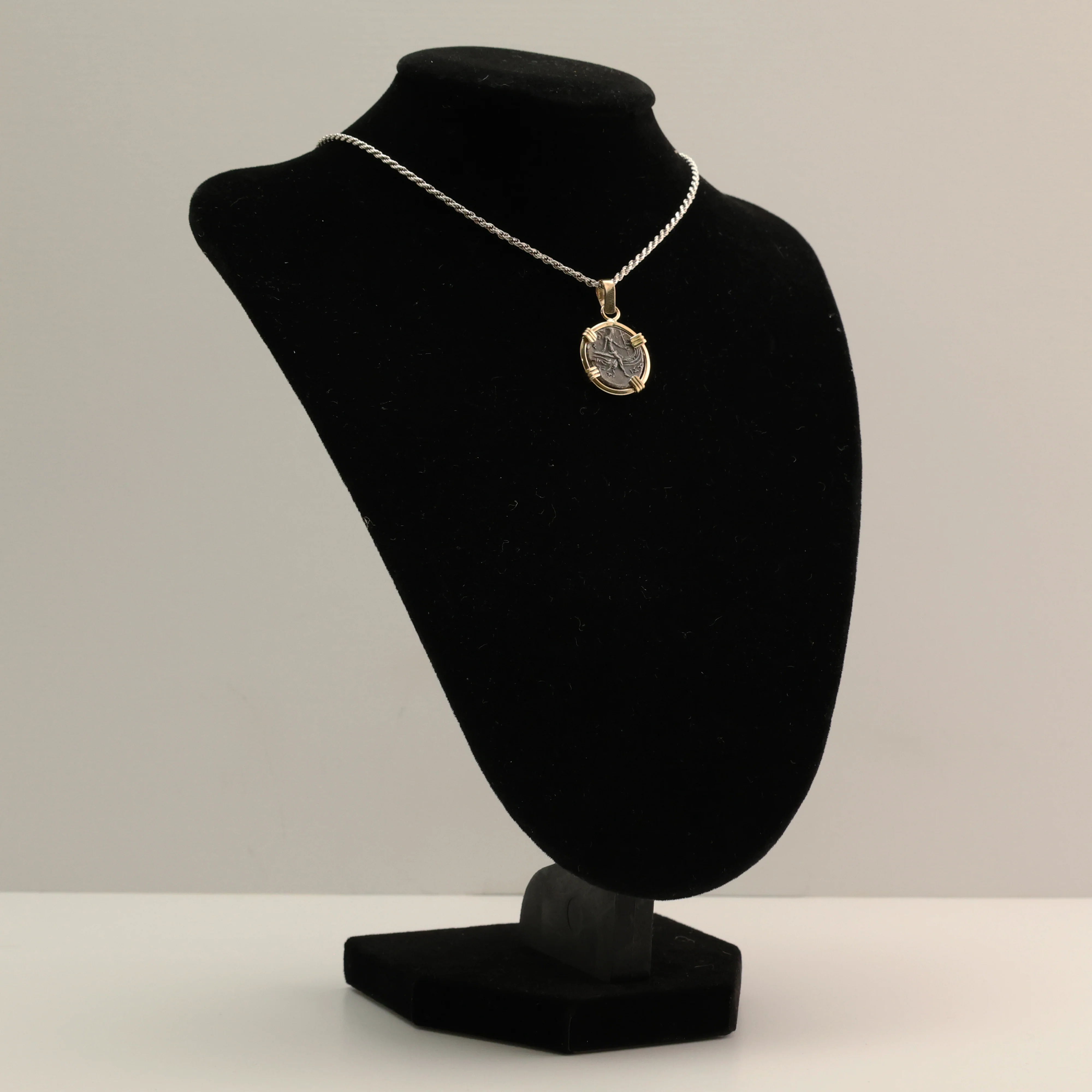 Ancient Greek Nymph Coin Pendant - Image 5