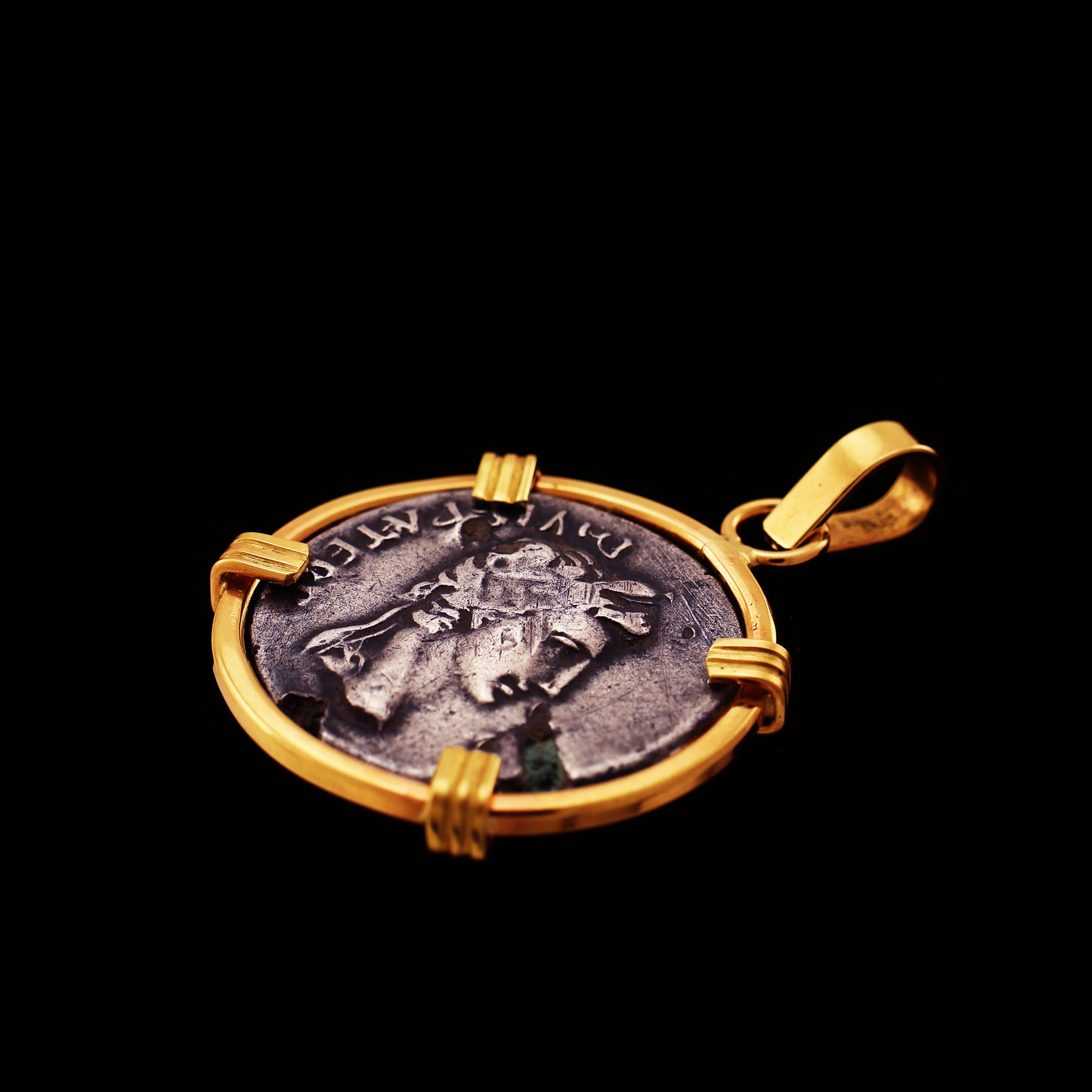 Emperor Augustus Denarius Pendant - Image 3