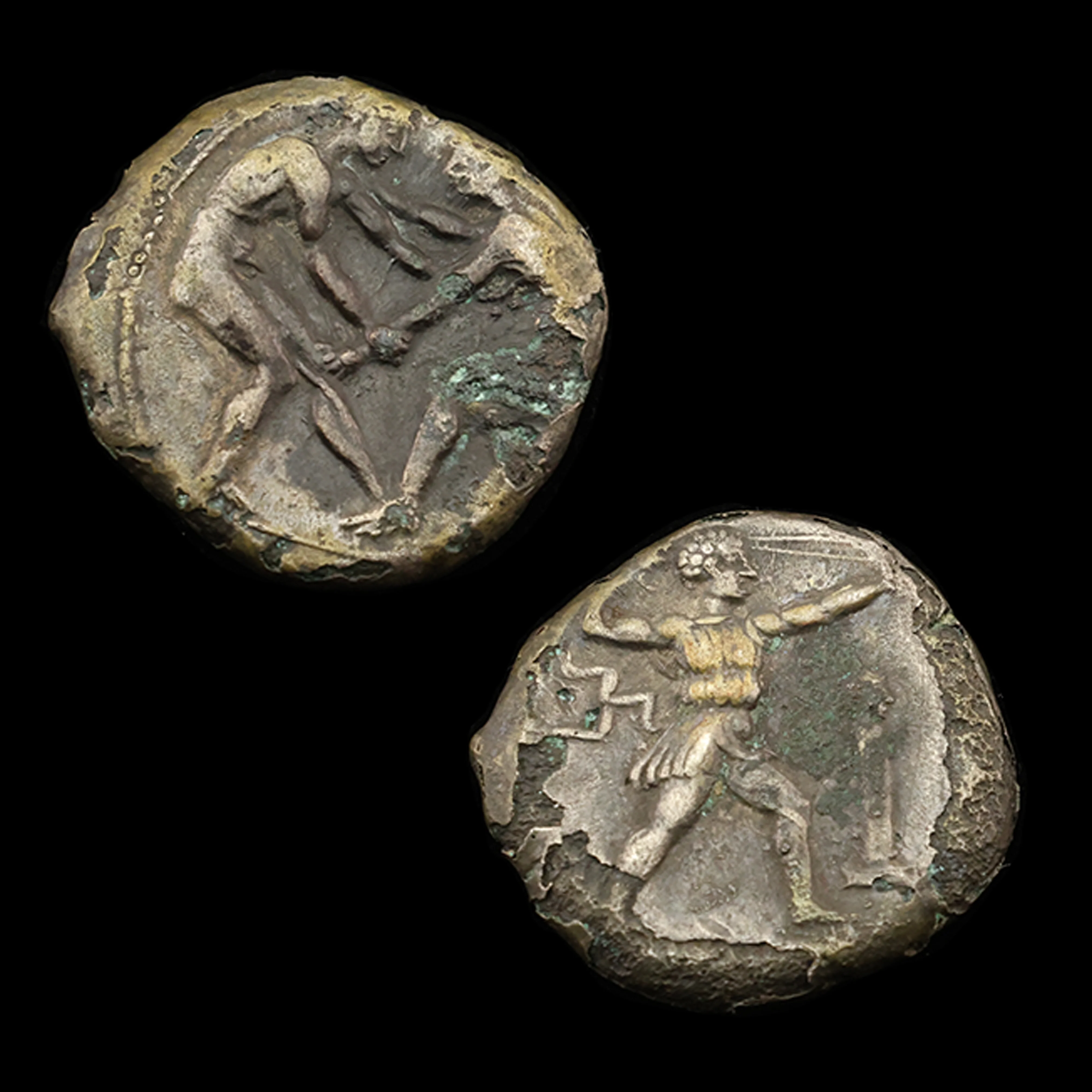 Greek Olympic Coin | Wrestler Stater - Image 2