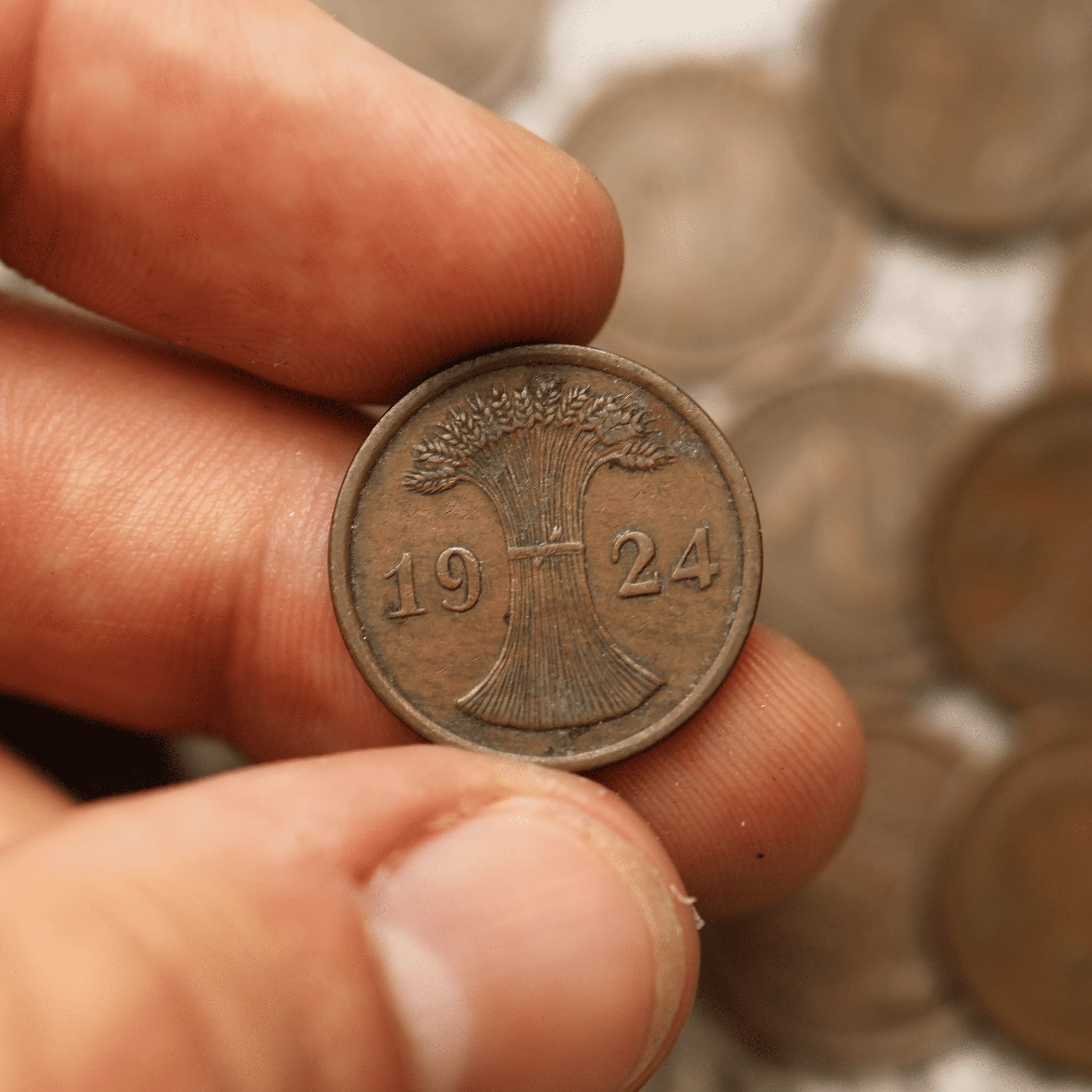 Weimar republic coin | 2 RentenPfennig - Image 6